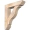 Ekena Millwork Funston Slat Smooth Bracket w/ Offset Brace, Douglas Fir, 7 1/2"W x 32"D x 36"H BKT0806X32X36FST06SDF - alternate 1